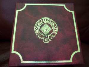 Rogers' Chocolates Box Logo by Catherine Kobley Berke