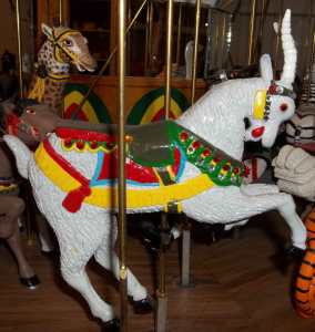 His wife Phyllis painted and decorated them all.